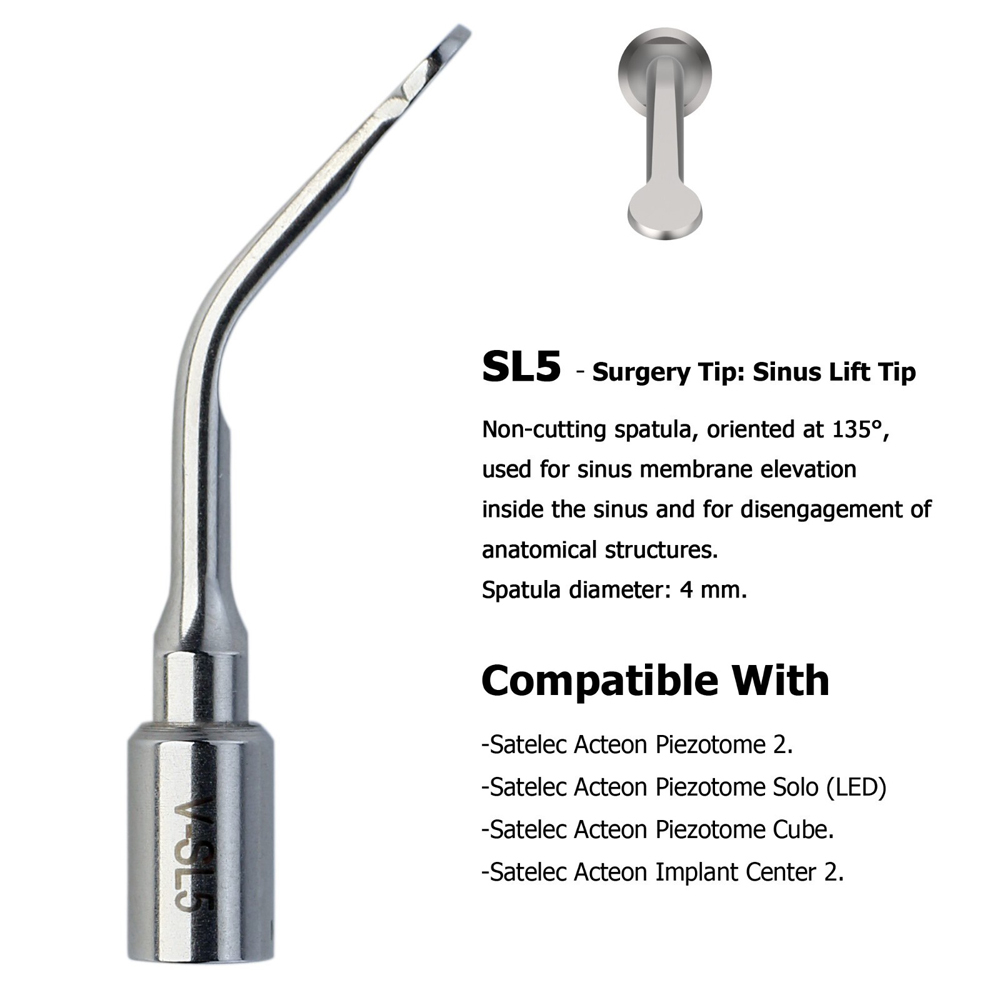 Dental ACTEON Piezotome 2 Cube Ultrasonic Surgery Tips Satelec Piezo Scaler Tips