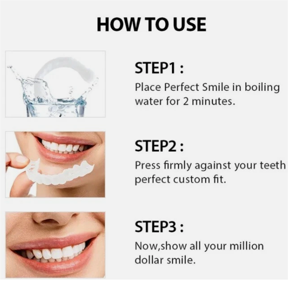 Tooth False Teeth Denture Veneers Dental Tooth False Teeth Set