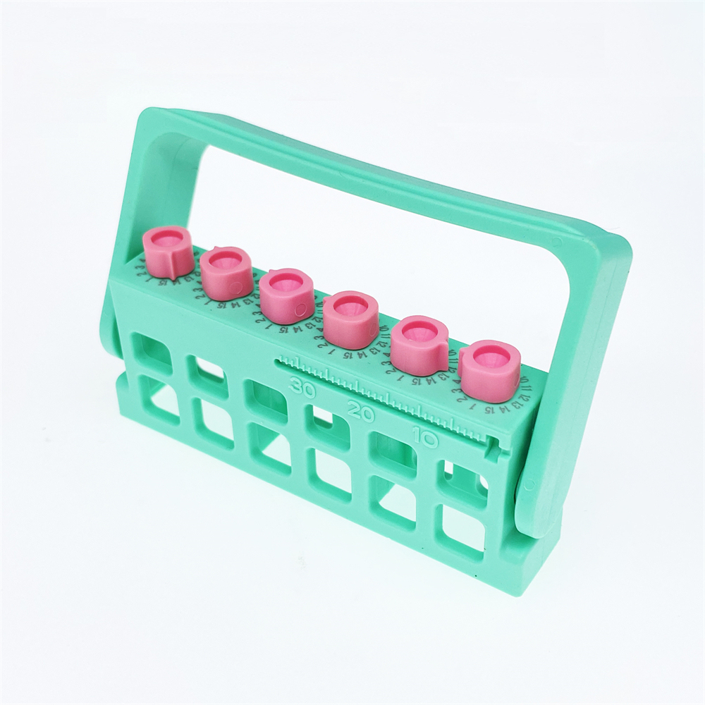 Dental 6/10/20 Hole Bur Endo Files Reamers Block Memory Holder Stand Disinfection Box