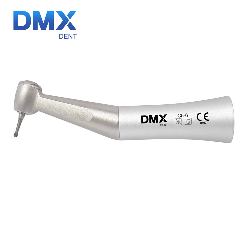 DMXDENT Dental Low Speed 1:1 Contra Angle Handpiece For CA Bur FX23 E-Type C5-6 DMX
