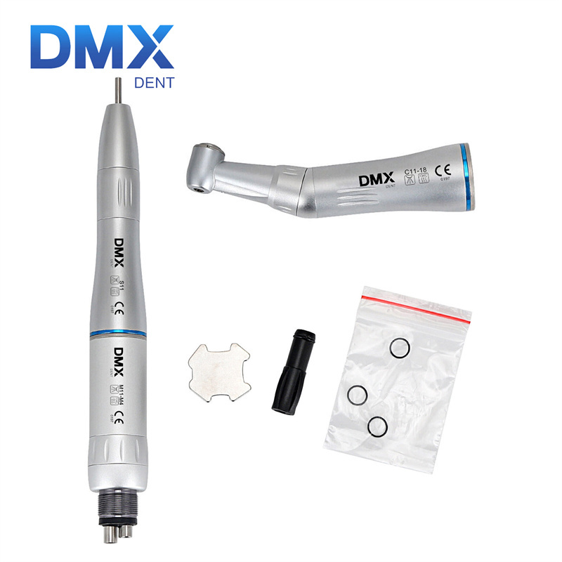 DMXDENT Dental Low Slow Speed Handpiece Contra Angle Straight Air Motor E-type
