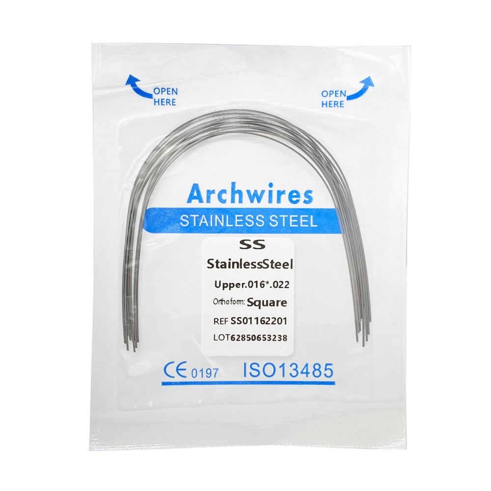 10Pcs Dental Orthodontic Stainless Steel/Niti Arch Wires Rectangular Wires