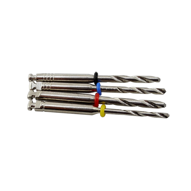 10Pcs Dental Endodontic Drill Reamers Spiral Conical Screw Posts