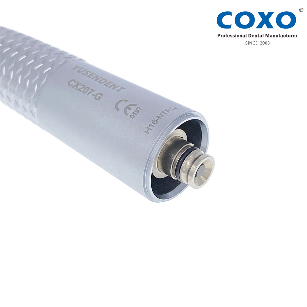 COXO YUSENDENT CX207-G H16-NSPQ  / H16-NTPQ Dental Fiber Optic High Speed Air Turbine Handpiece Fit NSK