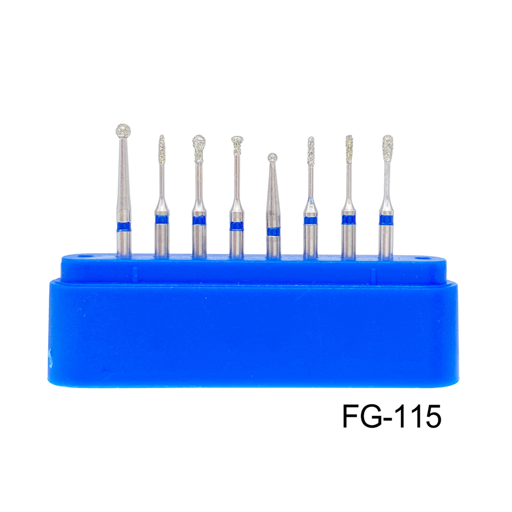 Dental Diamond Burs Composite/Polishing Kit for High Speed Handpiece FG101-FG115