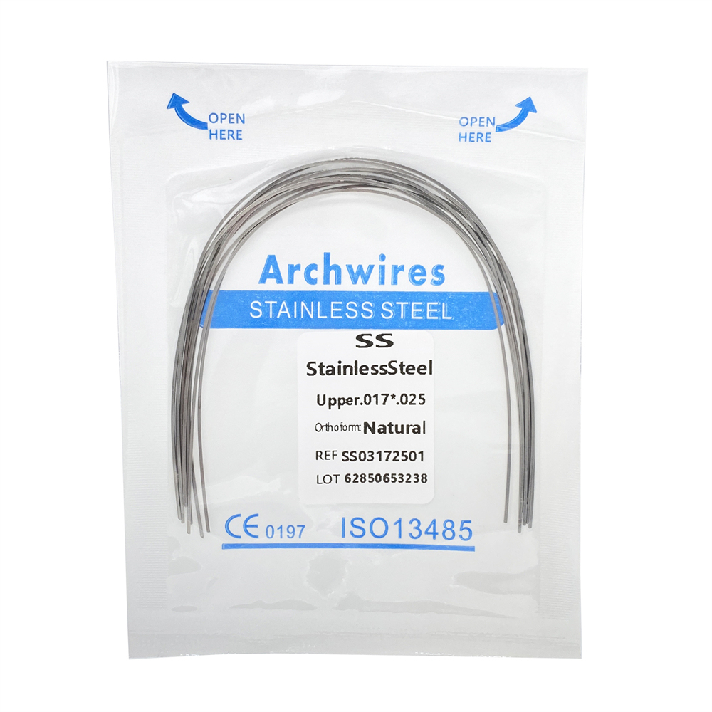 10Pcs Dental Orthodontic Stainless Steel/Niti Arch Wires Rectangular Wires