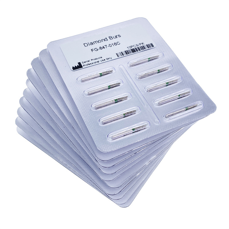 Dental Diamond Burs FG 847/016C Coarse Grit Round End Taper For High Speed Handpice