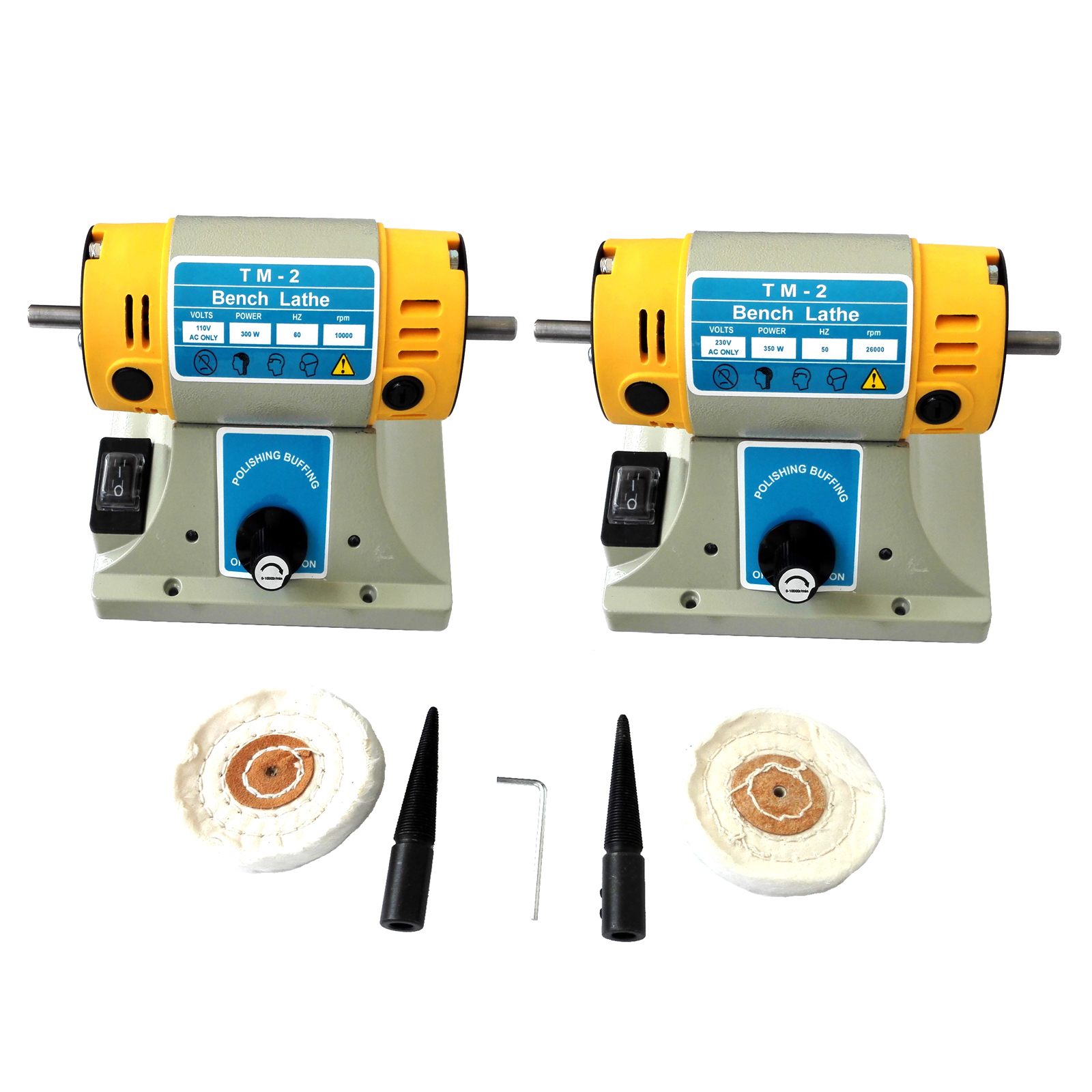 TM-2 Polishing Machine Sander Grinder Lathe Motor Polisher Buffer Smoothing 110V/230V
