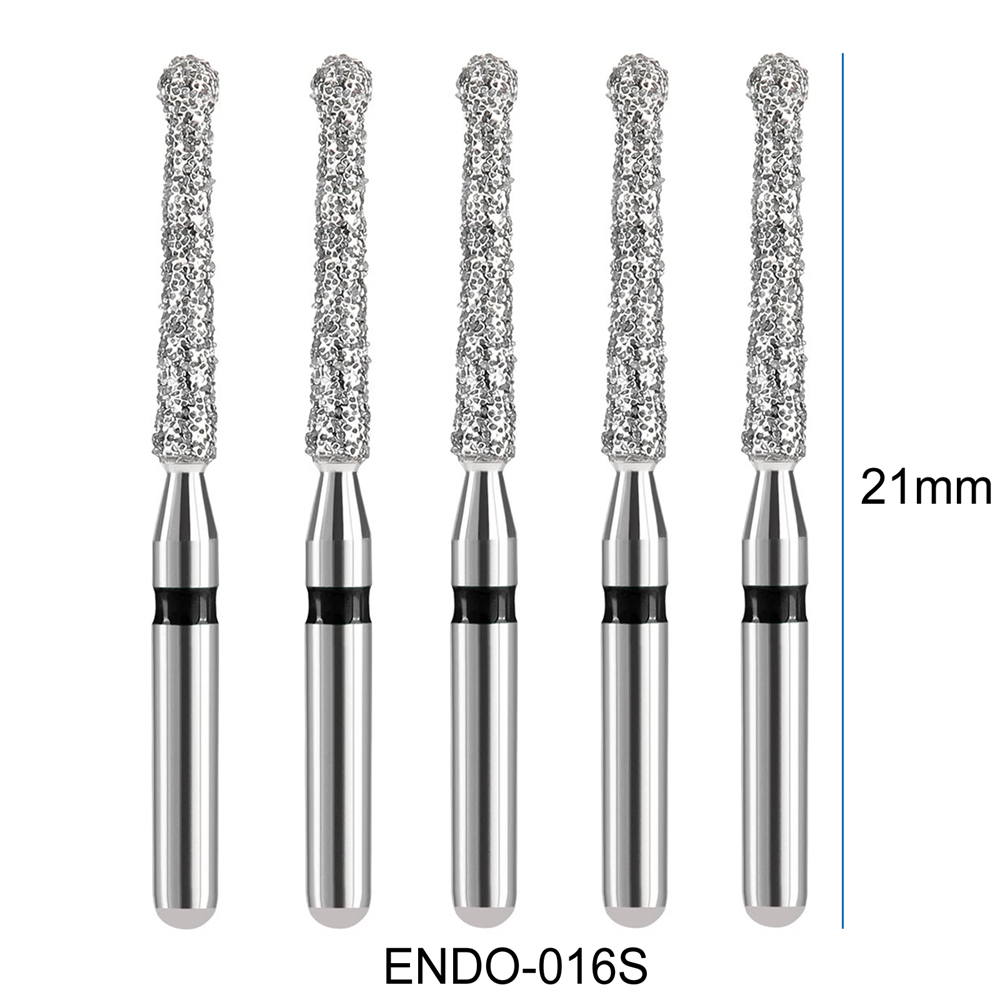5Pcs Dental Diamond Burs Endo Access Bur Open Preparing Pulp Cavity Bur