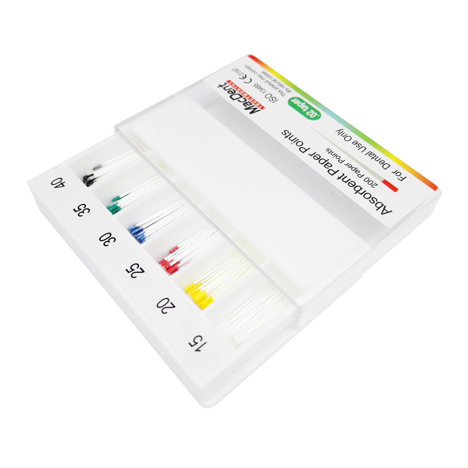 MacDent 0.02 Taper Dental Absorbent Paper Points