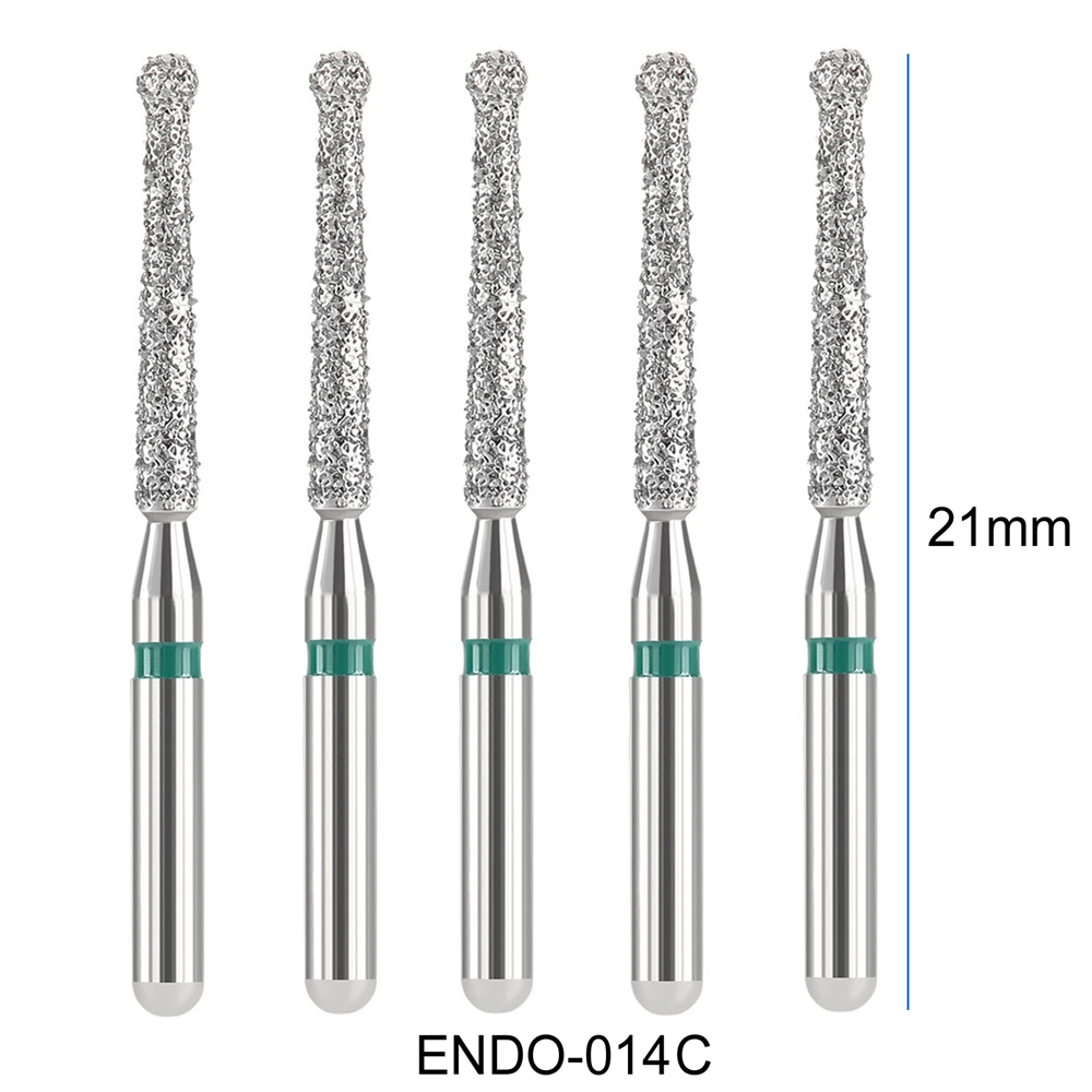 5Pcs Dental Diamond Burs Endo Access Bur Open Preparing Pulp Cavity Bur