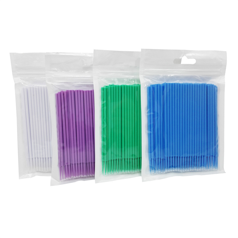 Dental Micro Applicator Single End Brushes Disposable Bendable Mascara Wand 1.2mm/1.5mm/2.0mm/2.5mm