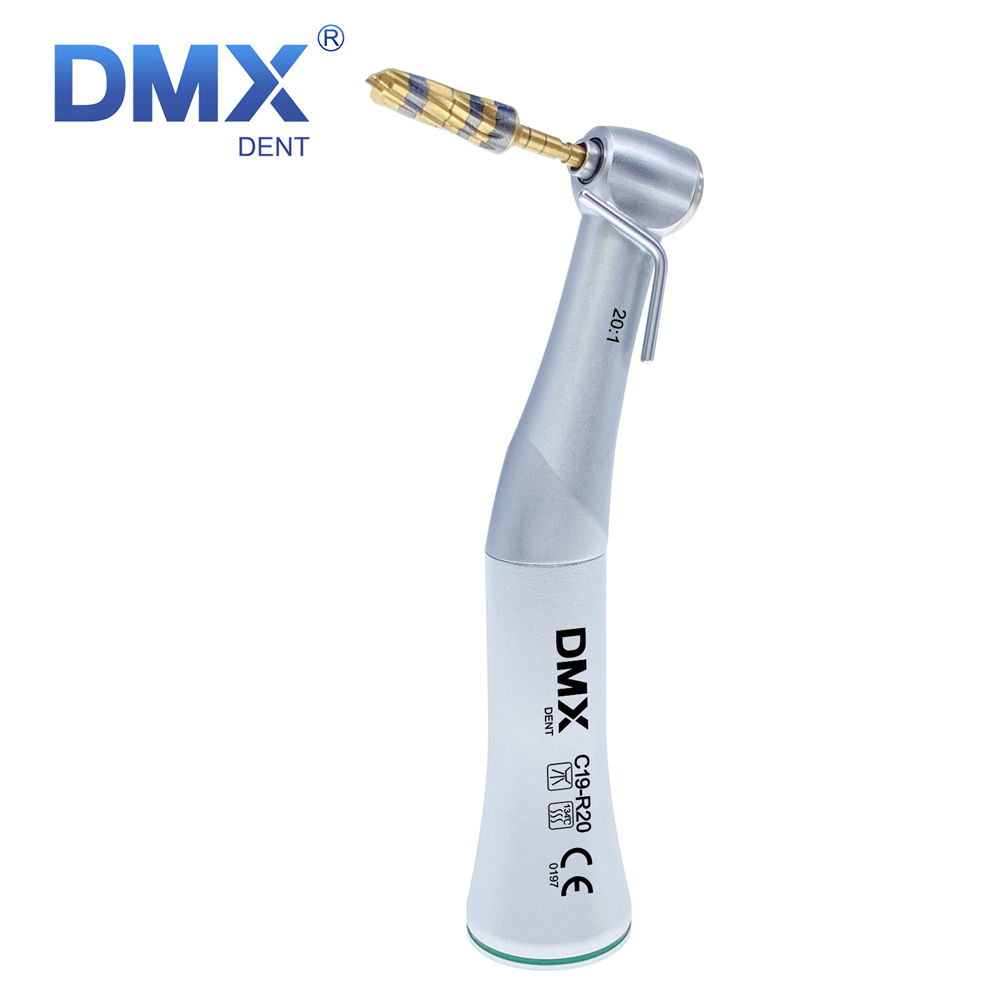 DMXDENT Dental Implant Surgical 20:1 Reduction Contra Angle Low Speed Handpiece