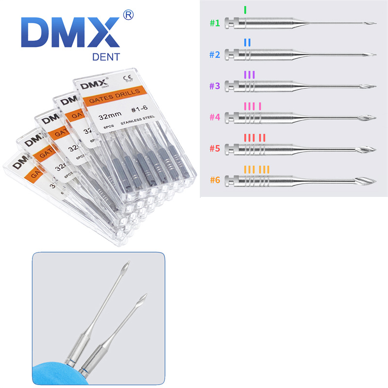 DMXDENT Gate Drill Dental Endodontic Root Canal Files 28mm/32mm