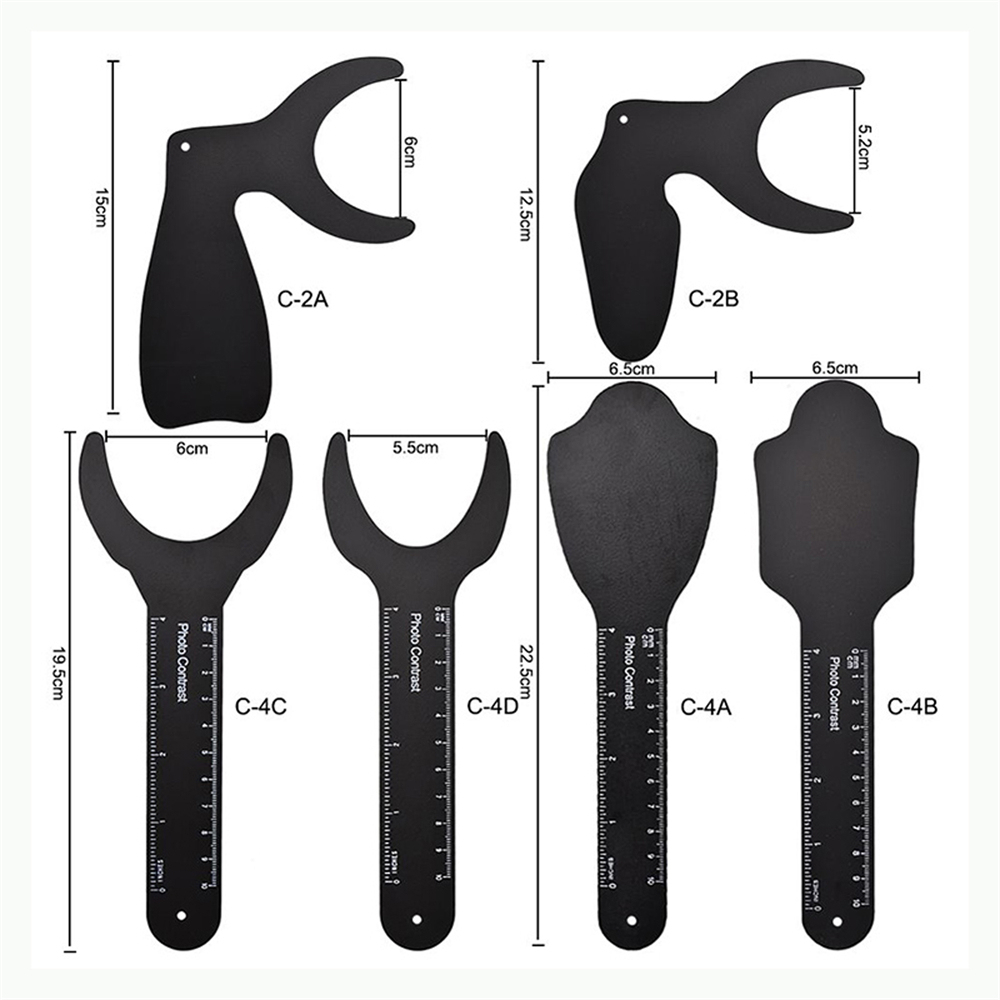 Dental Black Background Palatal Photographic Contrasterd Board Palatal Contraster