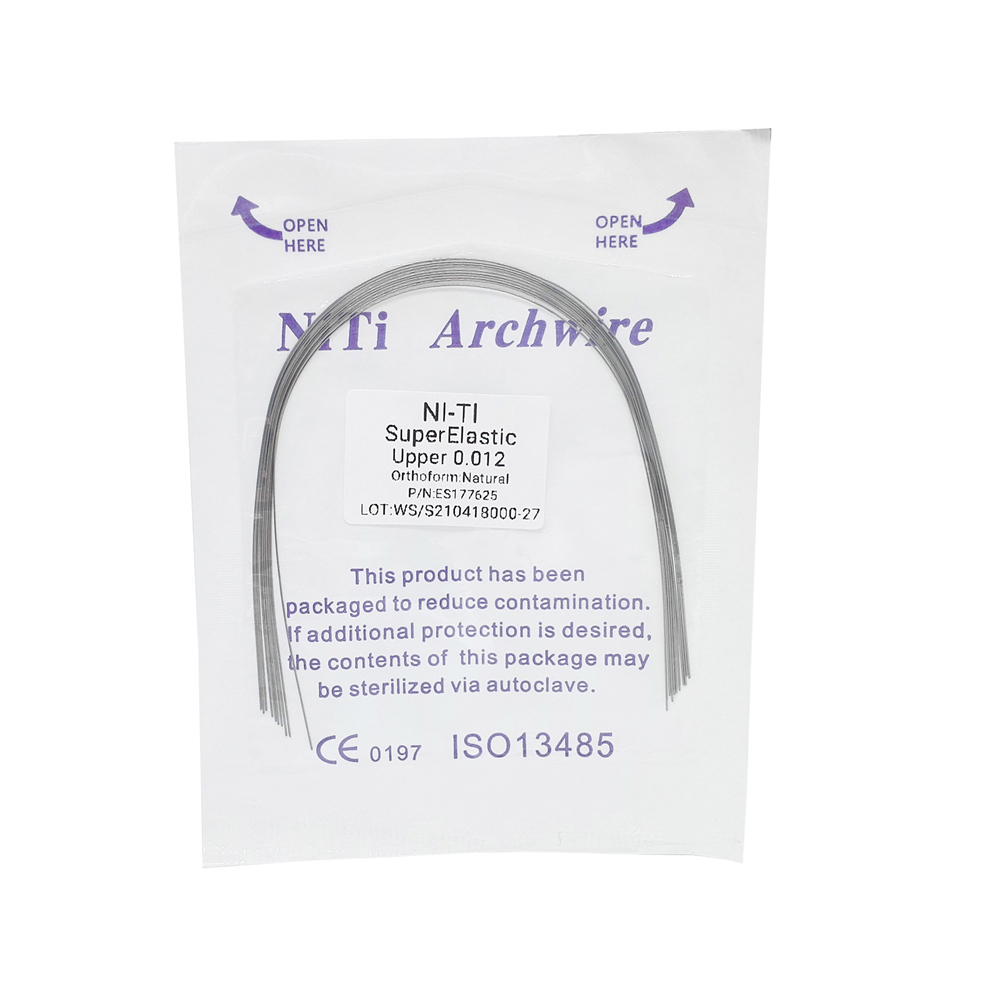 10Pcs Dental Orthodontic Round Arch Wire SST/Niti Ovoid/Square/Natural Form