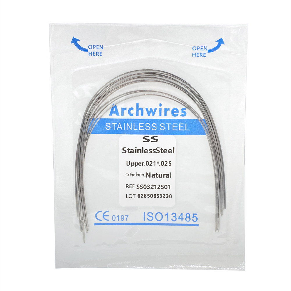10Pcs Dental Orthodontic Stainless Steel/Niti Arch Wires Rectangular Wires