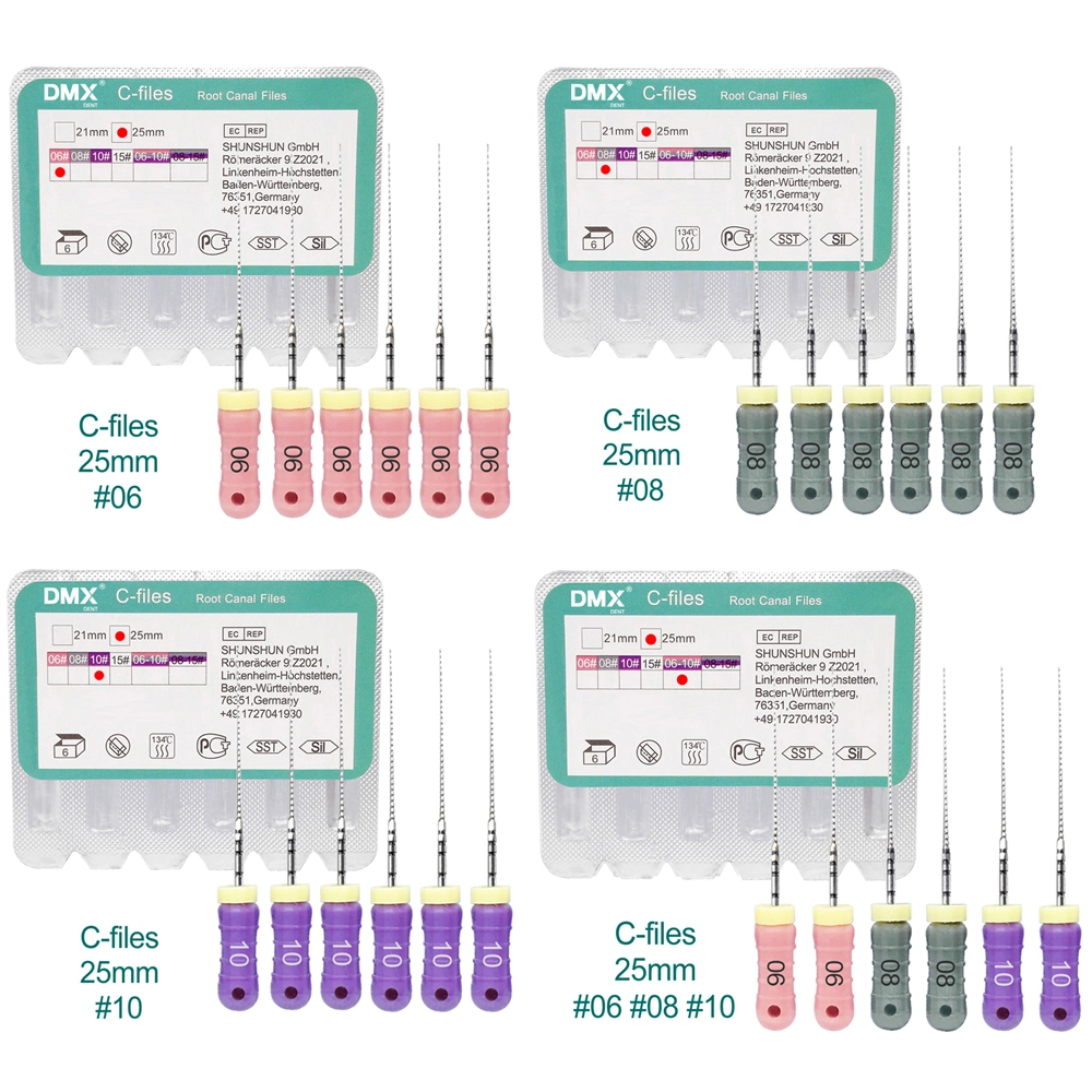 DMXDENT Dental Endodontics C Files Hand Use File for Root Canal