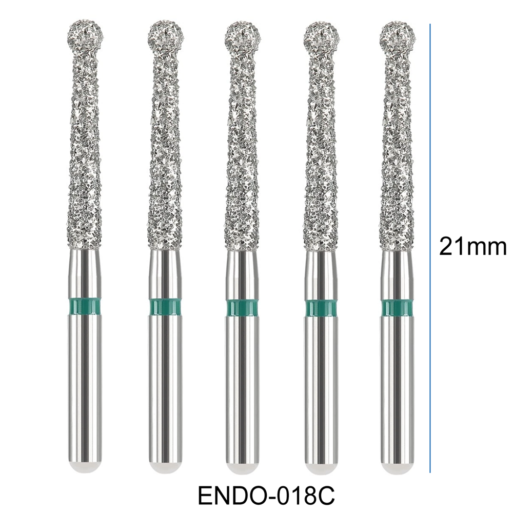 5Pcs Dental Diamond Burs Endo Access Bur Open Preparing Pulp Cavity Bur
