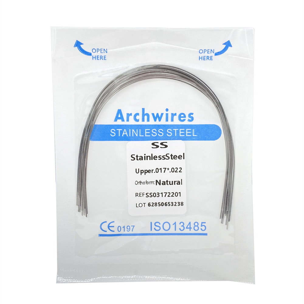 10Pcs Dental Orthodontic Stainless Steel/Niti Arch Wires Rectangular Wires