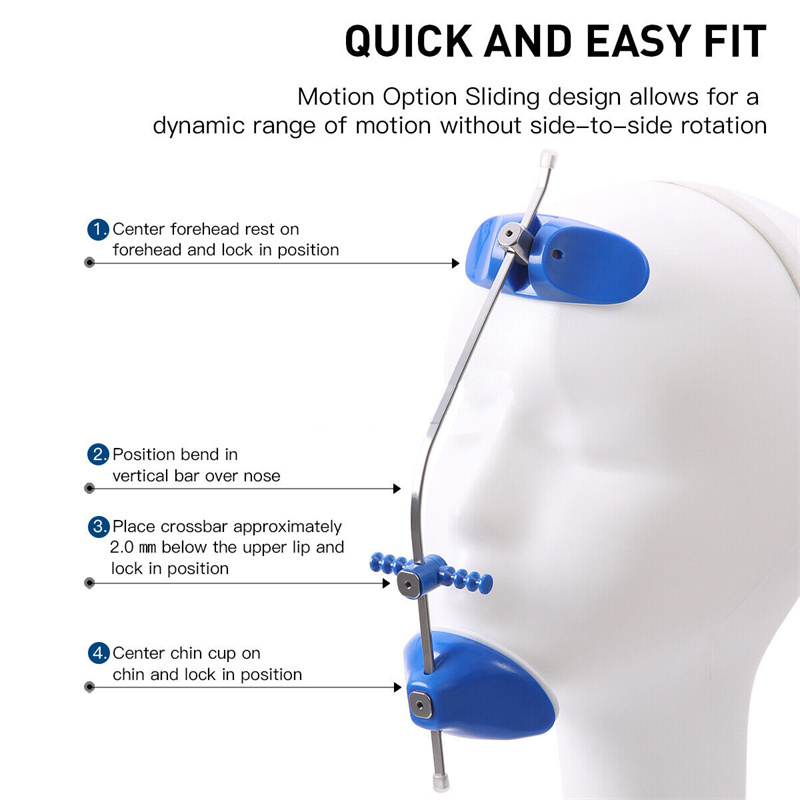 Dental Adjustable Orthodontic Reverse Pull Headgear Facial Mascara