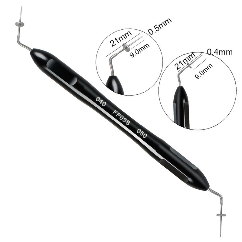 Dental Endo Buchanan Hand Plugger Tip Fill Obturation 3 Colors