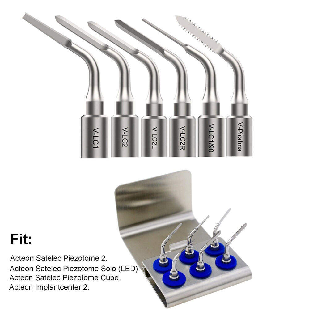 Dental ACTEON Piezotome 2 Cube Ultrasonic Surgery Tips Satelec Piezo Scaler Tips