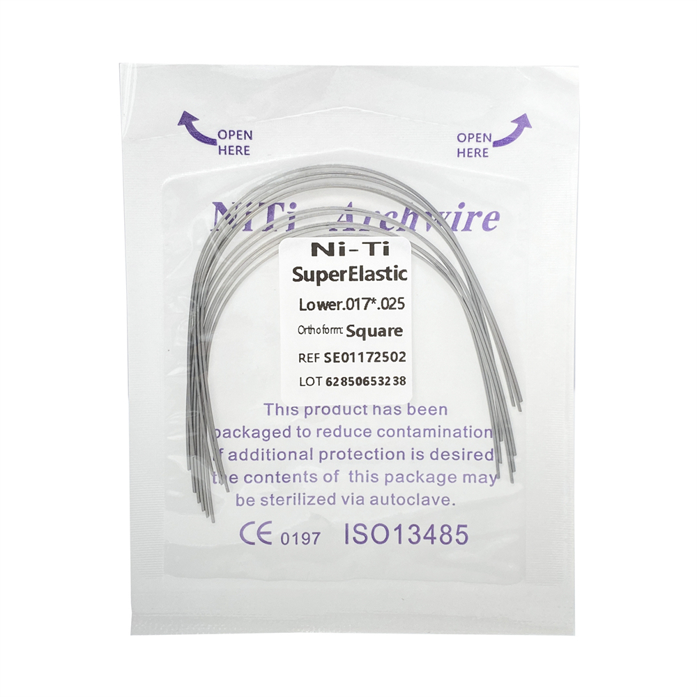 10Pcs Dental Orthodontic Stainless Steel/Niti Arch Wires Rectangular Wires