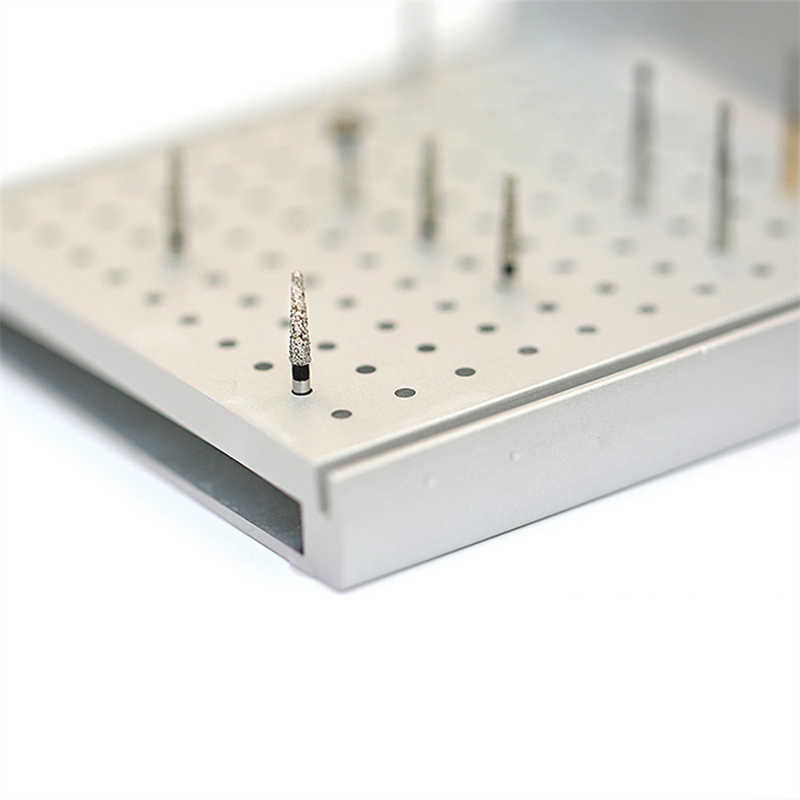 100 Holes Dental Burs Holder high speed diamond bur Block Holders Autoclavable