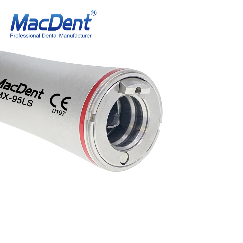 MacDent MX-95LS Dental 1:5 Increasing Fiber Optic Contra Angle Handpiece Fit NSK Ti Max X95L