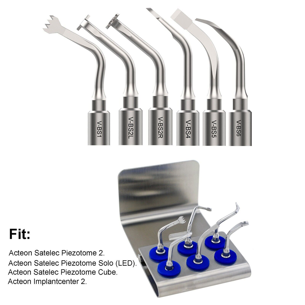 Dental ACTEON Piezotome 2 Cube Ultrasonic Surgery Tips Satelec Piezo Scaler Tips