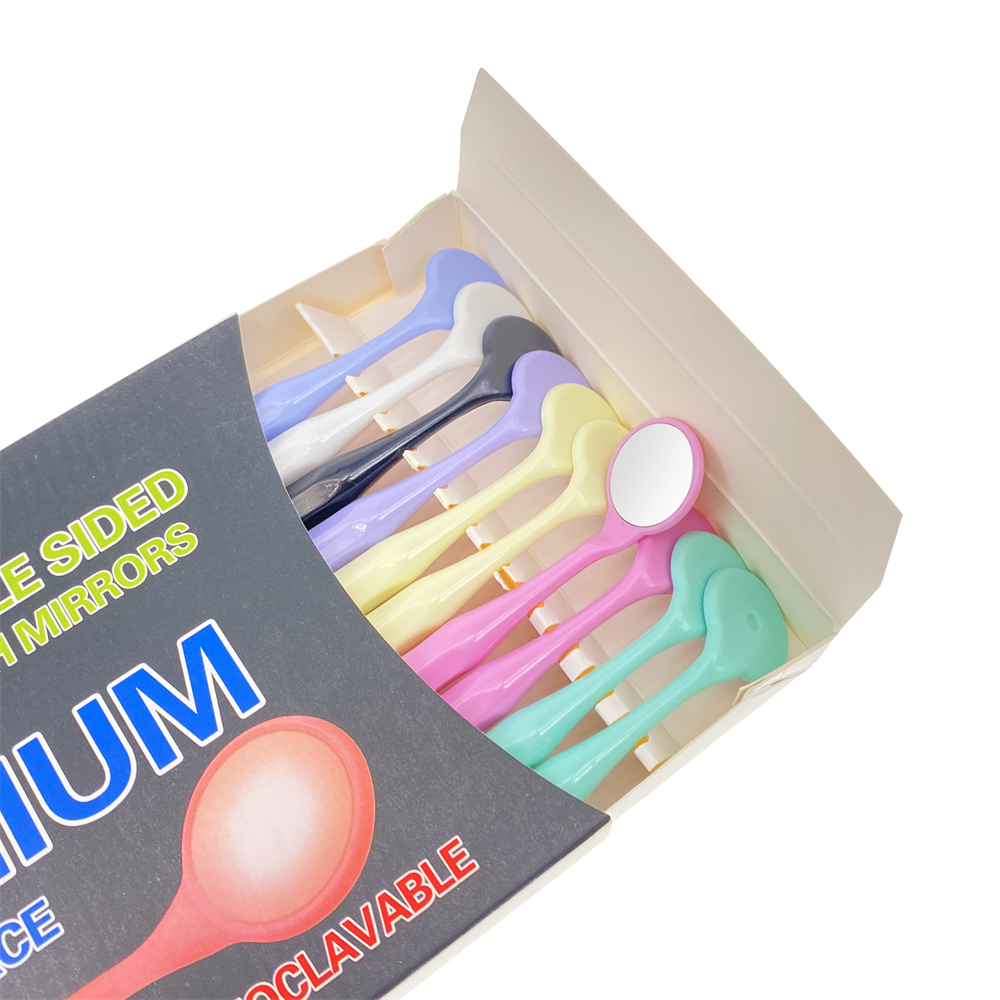 10pcs Dental Premium Mouth Mirrors Front Surface Double Single Sided