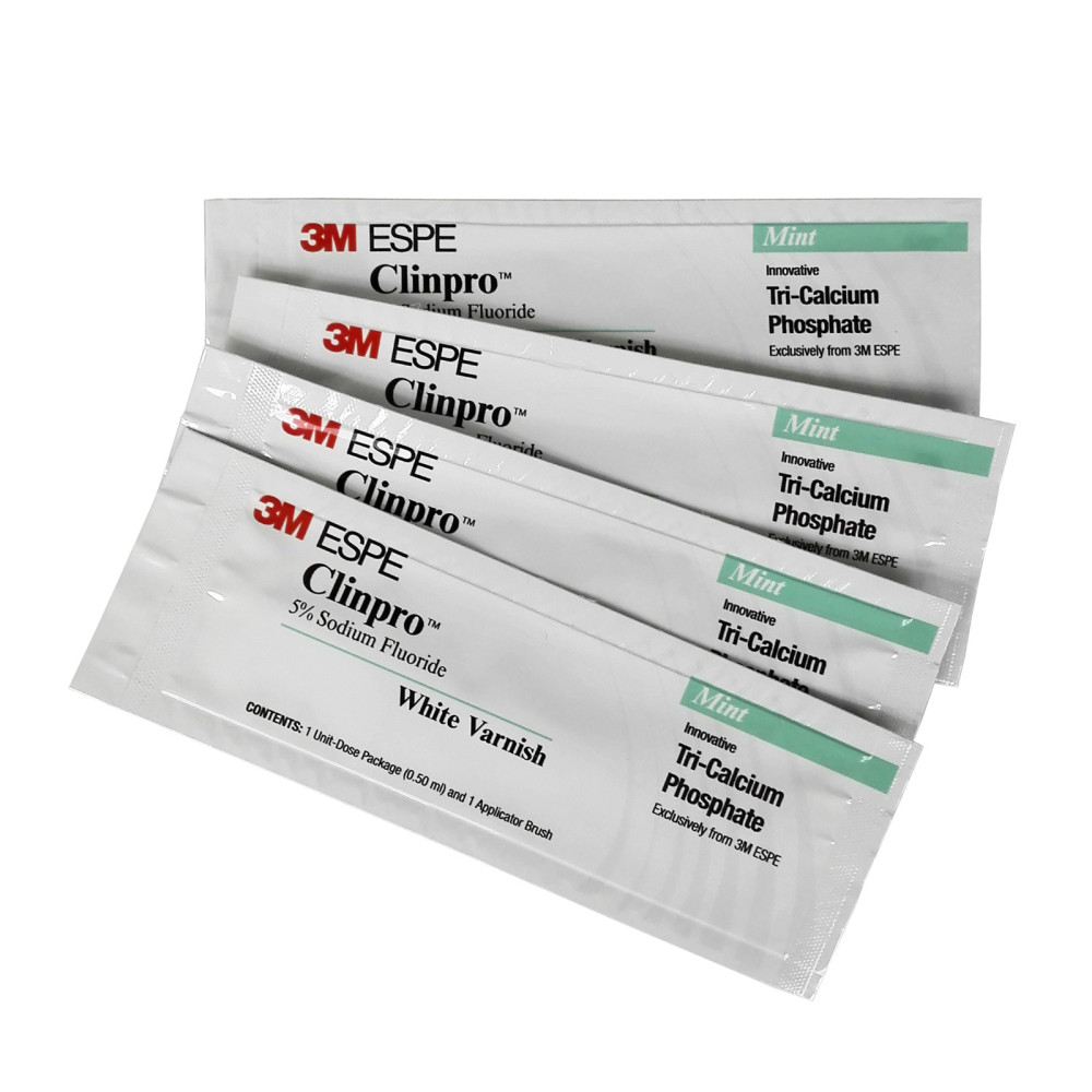 Dental 3M ESPE Clinpro 5% Sodium Fluoride White Varnish-Mint Flavor