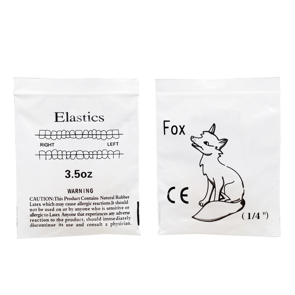Dental Orthodontic Rubber Bands Ortho Elastics Latex Braces