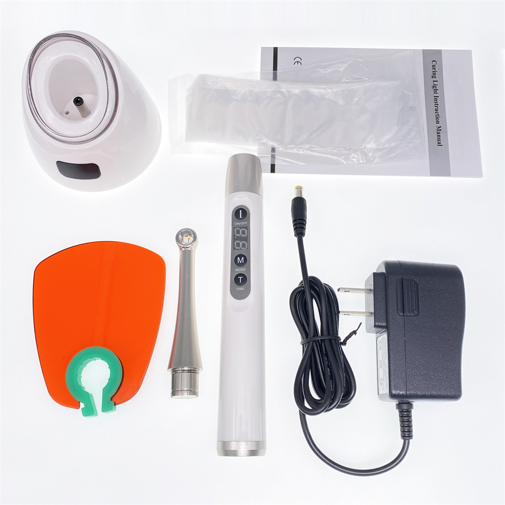 Dental LED Curing Light Lamp Wireless 1 Second Resin Cure