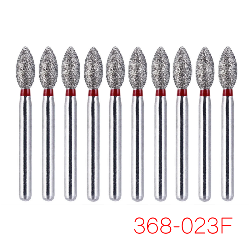 Dental Diamond Burs FG Pointed Football 368/023F Fine For High Speed Handpiece