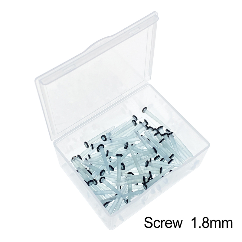 100 Pcs Dental Endo Quartz Fiber Post Screw Restorative 1.2 1.4 1.6 1.8mm