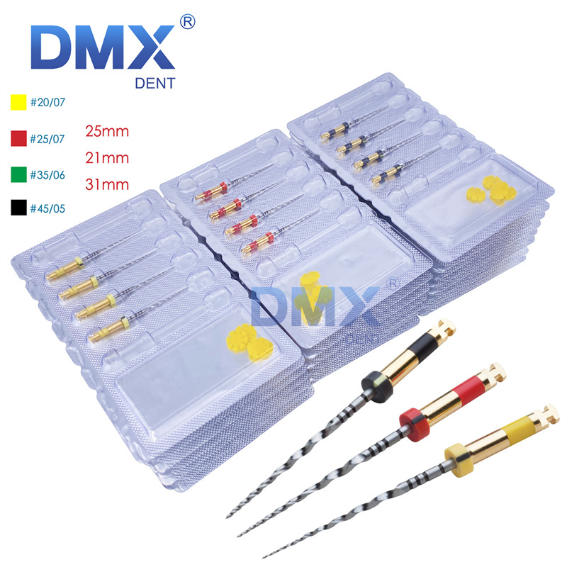 DMXDENT PT-ONE Dental Endodontic Endo Rotary Reciprocating Niti Files Root Canal For Engine 21MM/25MM/31MM