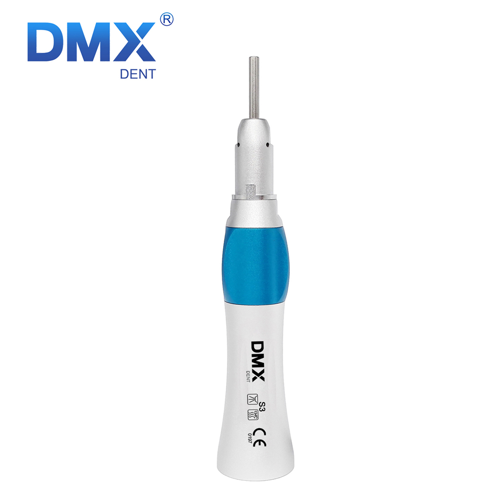DMXDENT Dental Slow Low Speed Handpiece Straight Contra Angle Air Motor 2/4Holes