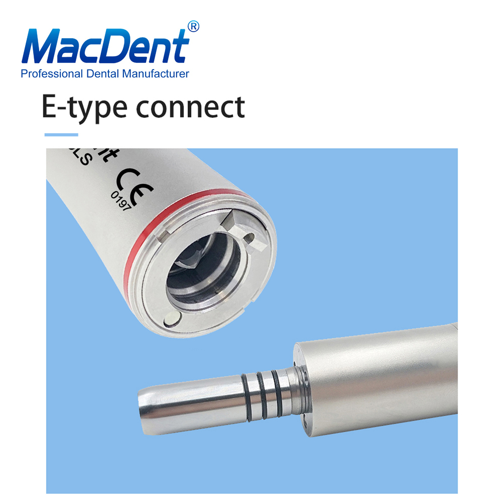 MacDent MX-95LS Dental 1:5 Increasing Fiber Optic Contra Angle Handpiece Fit NSK Ti Max X95L