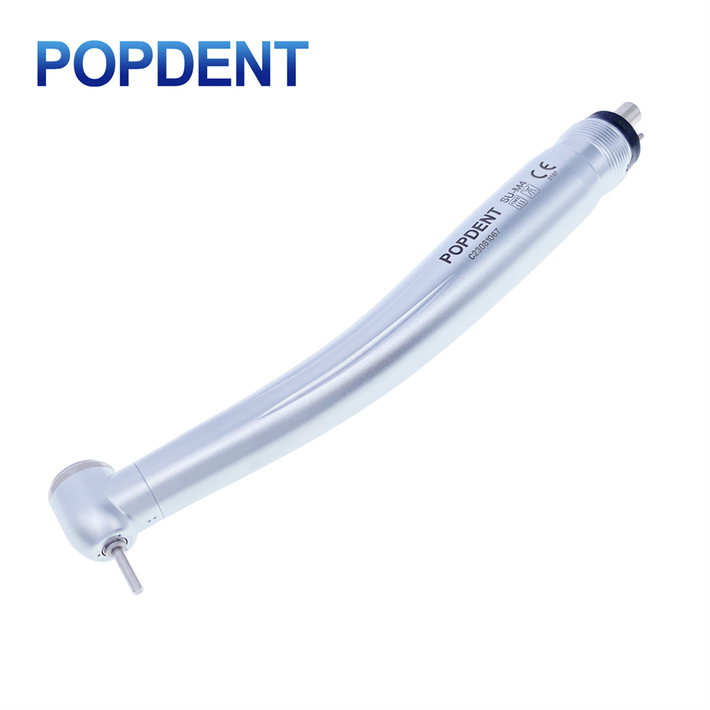 POPDENT Dental High Speed Handpiece Push Button 2/4 Holes Air Turbine