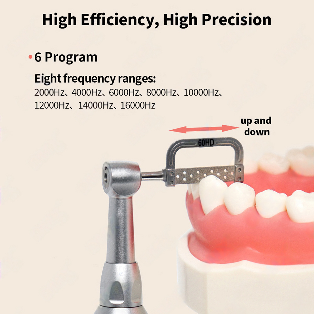 DMXDENT Electric Orthodontics Prophy Enamel Wireless Handpiece Dental Contra Angle Saw Blade