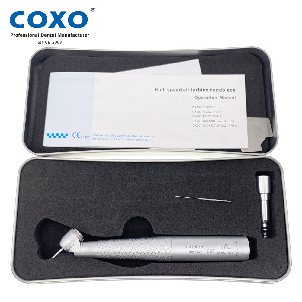 COXO YUSENDENT Dental 45 Degree Surgical Handpiece Fiber Optic CX207-G