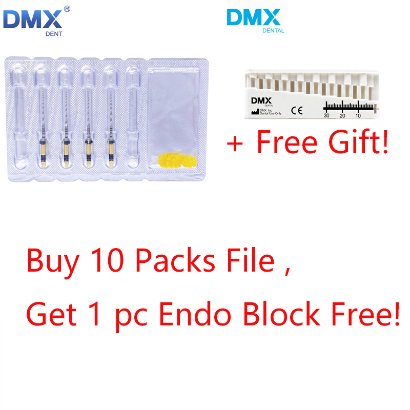 DMXDENT PT-ONE Dental Endodontic Endo Rotary Reciprocating Niti Files Root Canal For Engine + Free Gift