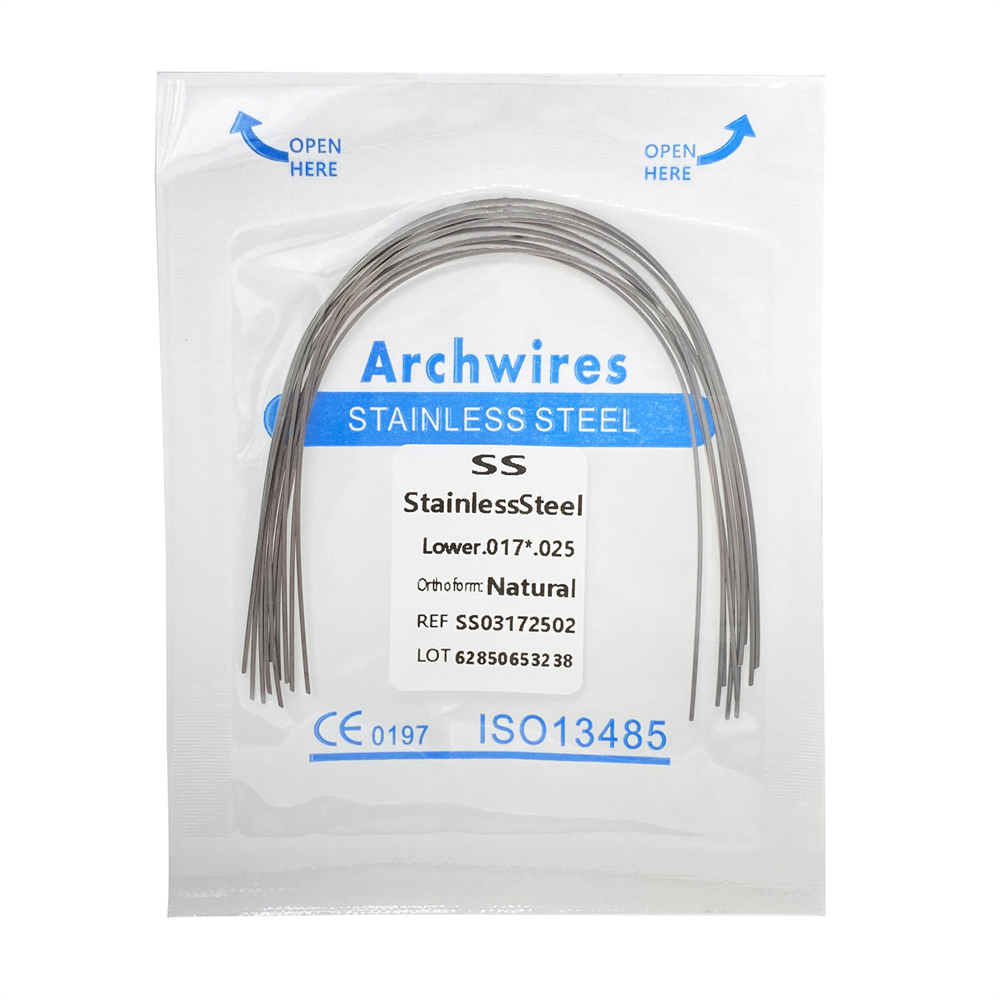 10Pcs Dental Orthodontic Stainless Steel/Niti Arch Wires Rectangular Wires