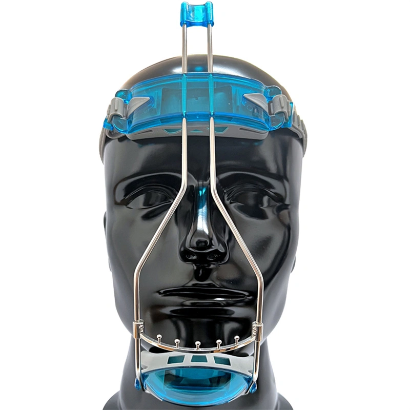 Masque Orthodontique De Protraction (reverse-pull) Réglable - Bleu, Neuf Pour Traitement Dentaire