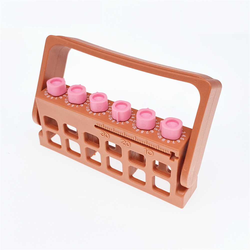 Dental 6/10/20 Hole Bur Endo Files Reamers Block Memory Holder Stand Disinfection Box