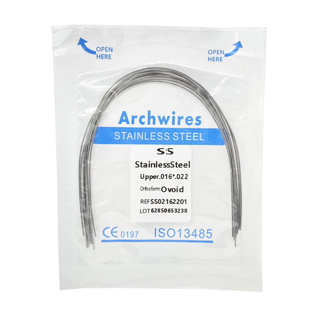 10Pcs Dental Orthodontic Stainless Steel/Niti Arch Wires Rectangular Wires