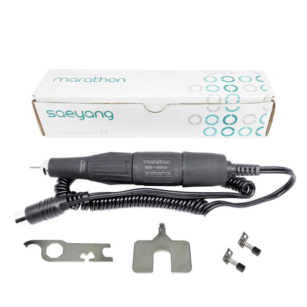 Dental Lab Marathon Electric Micromotor Polishing 35K/45K rpm Motor Handpiece / Burs