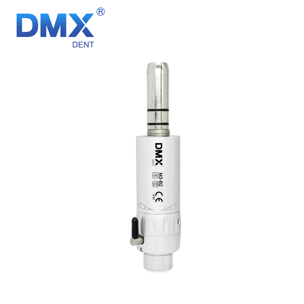 DMXDENT Dental Slow Low Speed Handpiece Straight Contra Angle Air Motor 2/4Holes